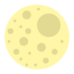 Fototapeta premium full moon design element, moon element