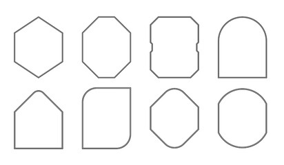 Wedding design. Simple blank frame