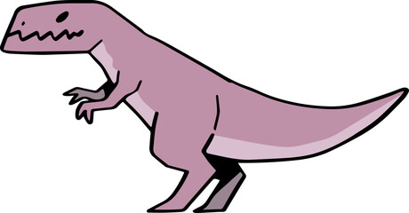 cute cartoon dinosaur illustration.