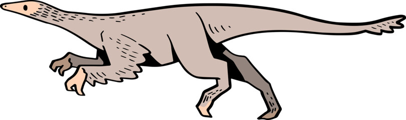 cute cartoon dinosaur illustration.