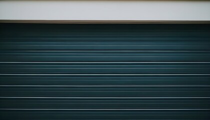 Obraz premium Black garage shutter background