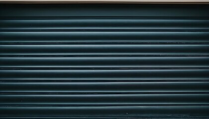 Obraz premium Garage shutter black closeup background
