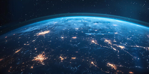 Obraz premium Planet Earth in Space