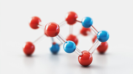 Detailed molecular model of a chemical compound