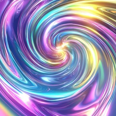 Obraz premium Holographic Background with a Metallic Sheen