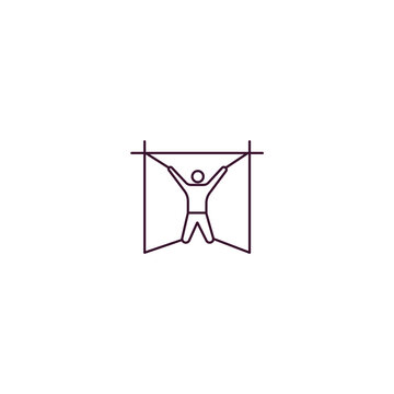 recommend clip art: torture outline icon. Linear vector from army and military concept. Thin line torture icon isolated on white background