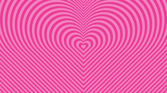 heart pink pattern background (perfect loop)