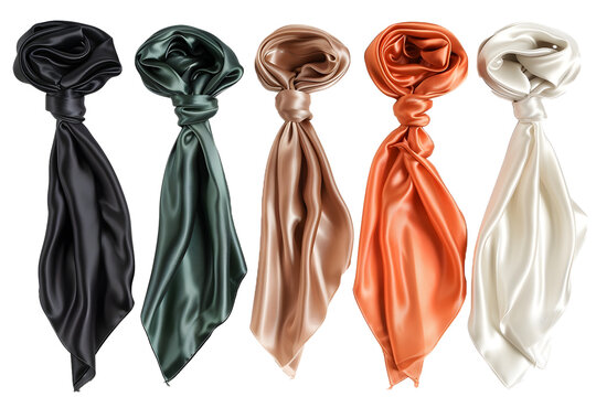 juneteenth colors ribon cloth, isolated on white or transparent background