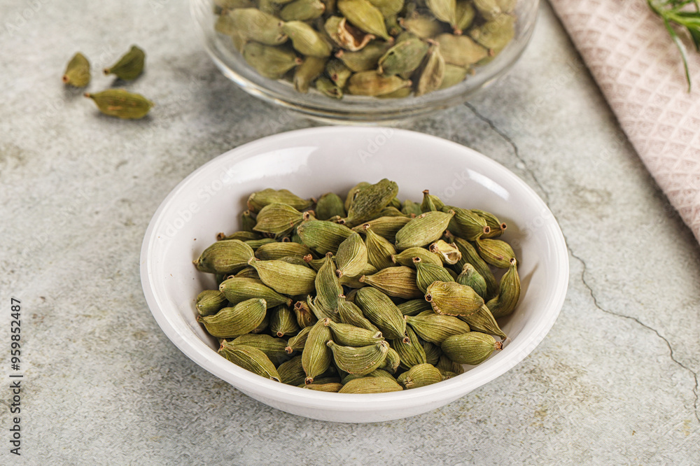 Sticker Dry Cardamom - aroma seasoning flavour