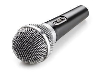 Microphone isolated on white background