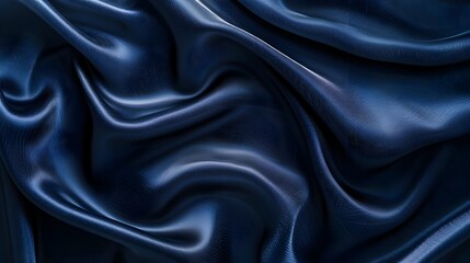 Obraz premium Smooth Navy Blue Backdrop with Subtle Texture for Formal Accessory Mockups and Displays