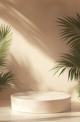 Obraz premium Simple Yet Sophisticated Background Ideal for Modern Product Displays