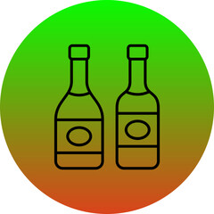 Wine Bottles Icon