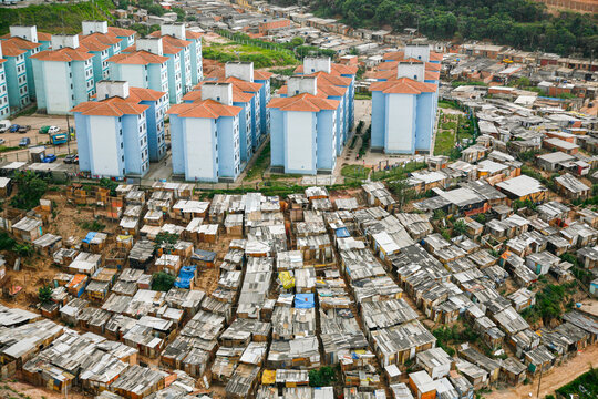 View of inequality in Sao Paulo, Brazil