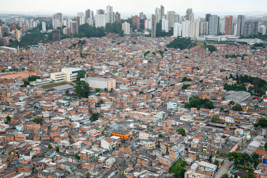 View of inequality in Sao Paulo, Brazil