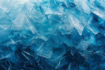 Delicate crystalline ice formations and intricate patterns, offering a visually captivating texture inspired by winter’s natural beauty..