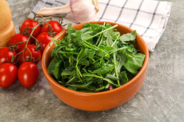 Arugula and spinach mix salad
