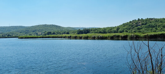 Sarena Jezera (Colorful lakes) at Kosovo Field near Knin in Croatia