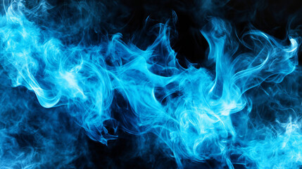 blue fire background