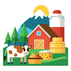 Dairy Delights Vector Collection