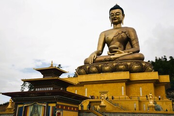 Great Buddha Dordenma, Shakyamuni Buddha statue, Kuenselphodrang, Thimphu, Bhutan, Asia