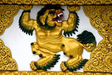 Dragon, Great Buddha Dordenma, Kuenselphodrang, Thimphu, Bhutan, Asia