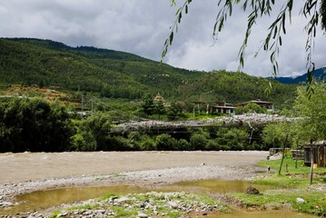 Mo Chhu river, Gasa Dzongkhag, Bhutan, Asia