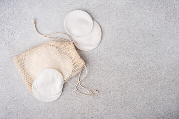 Reusable cotton pads for makeup removal