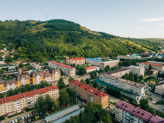 View of the city Gorno-Altaysk, capital of the Republic of Altai, Russia