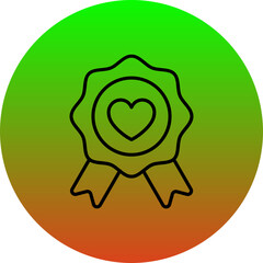 Ribbon Badge Icon