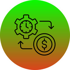 Time Is Money Icon
