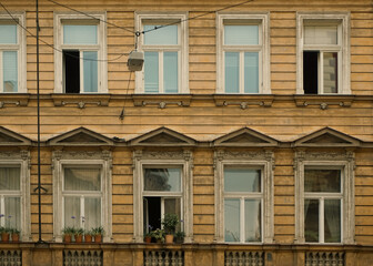 Full frame shot of a wooden building