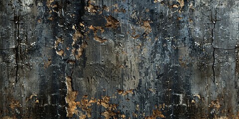 Obraz premium Dramatic and edgy grunge texture with a rough surface, displaying visible cracks and imperfections for a chaotic appearance..