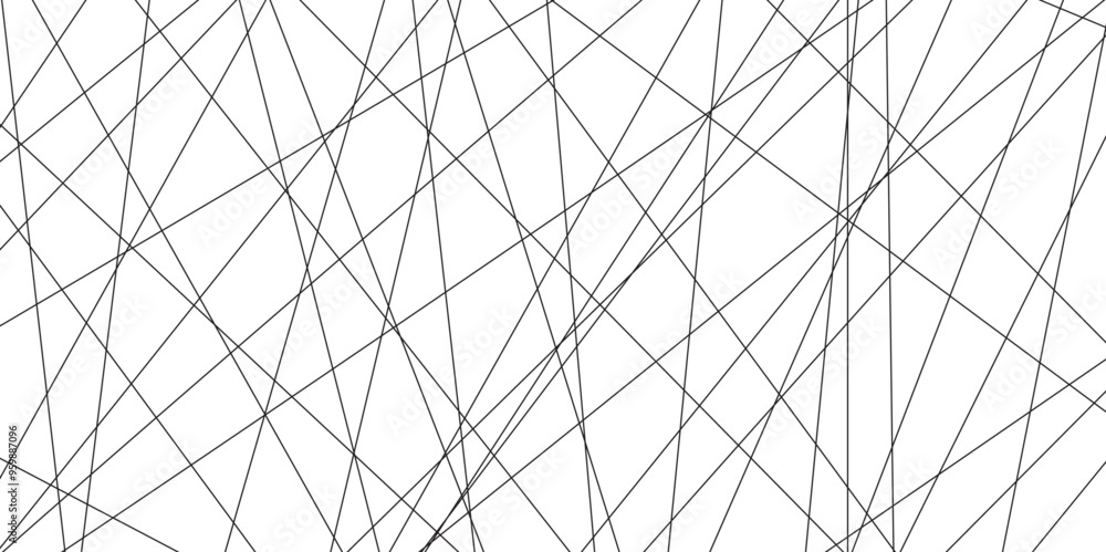 Poster abstract lines in black and white tone of many squares and rectangle shapes on white background. met