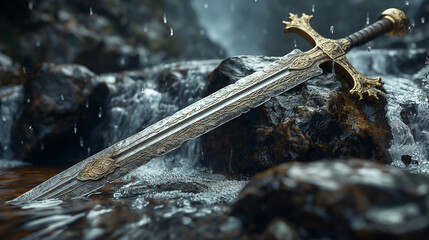 sword in the snow