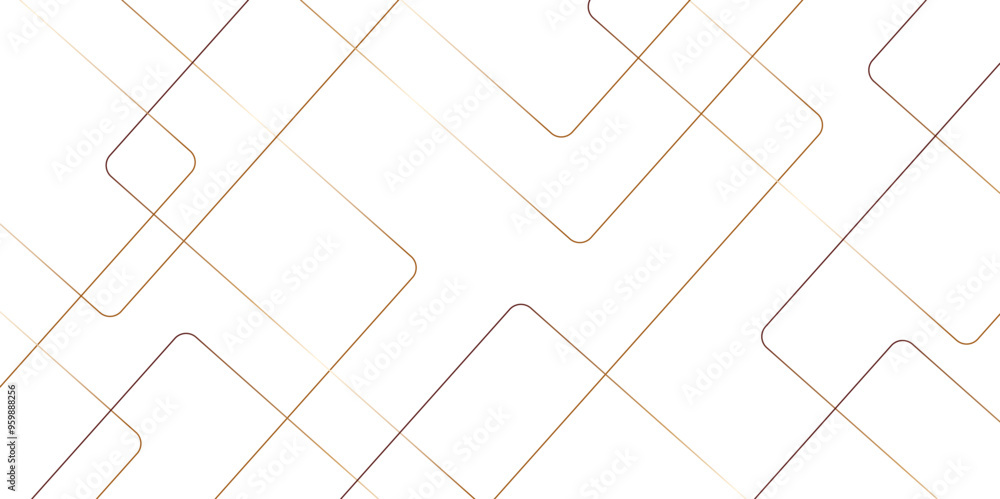 Poster mondrian style of diagonal square pattern vector. design geometric tile gold on black background. mo