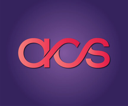 ACS Letter Logo Free Design