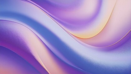 Abstract fluid iridescent holographic neon curved wave in motion lavender background 3d render. Gradient design element for backgrounds, banners, wallpapers, posters, and covers.
