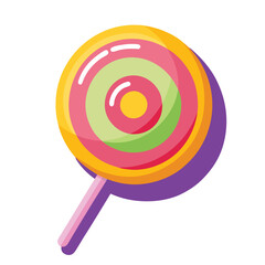 Colorful Lollipop Vector Design for Sweet Treats