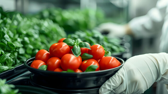 Experts Analyze Food Residues Lab For Quality