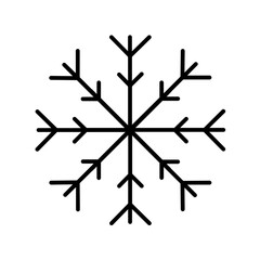 Fototapeta premium snow Christmas Icon