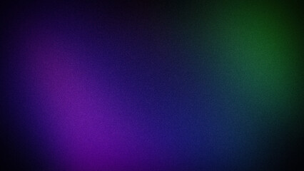 Abstract gradient background with a blend of purple, green, and blue hues, featuring a grainy texture. Ideal for modern digital designs, banners, and creative projects