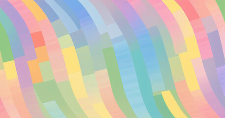 creative abstract of rainbow and nature, colorful rainbow colors