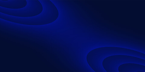 Minimal geometric background. Blue elements with fluid gradient. Dynamic shapes composition. Eps10 vector