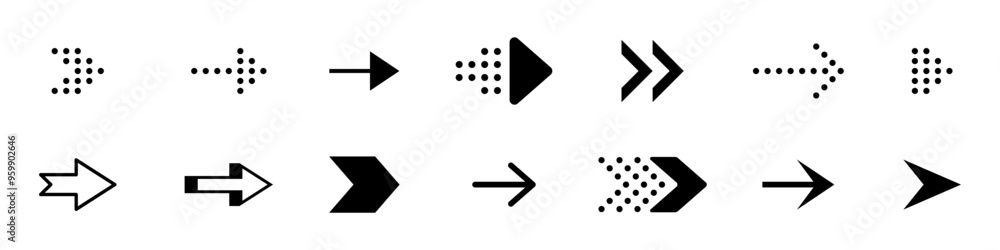 Canvas Prints arrow. arrows vector icons. arrow vector icon