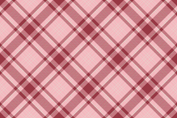 Tartan plaid background, diagonal check seamless pattern. Vector fabric texture for textile print, wrapping paper, gift card, wallpaper.