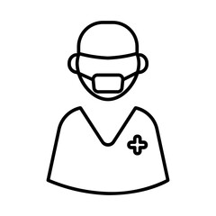 nurse Hospital and medicine Icon