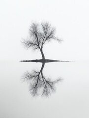 Thoughtful human Embodying Self-Reflection and Self-Awakening, Centered on a Minimalist environment Background, the concept of soul healing, Graphic Resources, Wallpapers, illustration, 