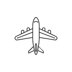 Plane icon. Flying planes. Flight transport symbol. Plane outline. Plane logo. Travel illustration. Holiday symbol. Vector illustration.