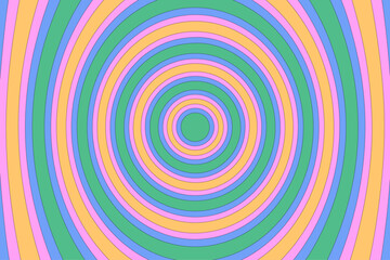 Retro Groovy Psychedelic Background
